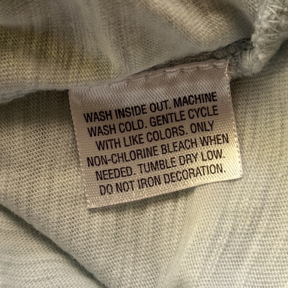 WOMEN’S Style & Co Short Sleeve Water Color Floral Tee Size 3X White and Blue - Picture 8 of 10